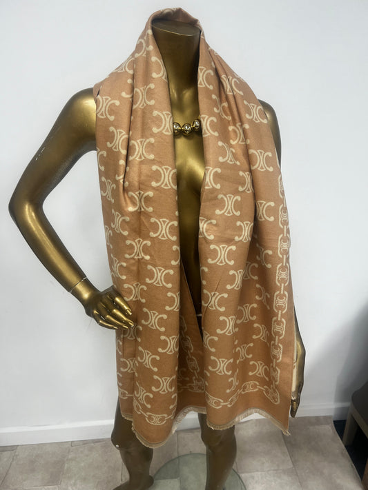 Cream scarf